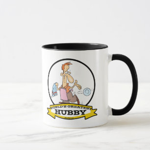 CANECA MAIOR CARTÃO HUBBY HOMENS DO MUNDO