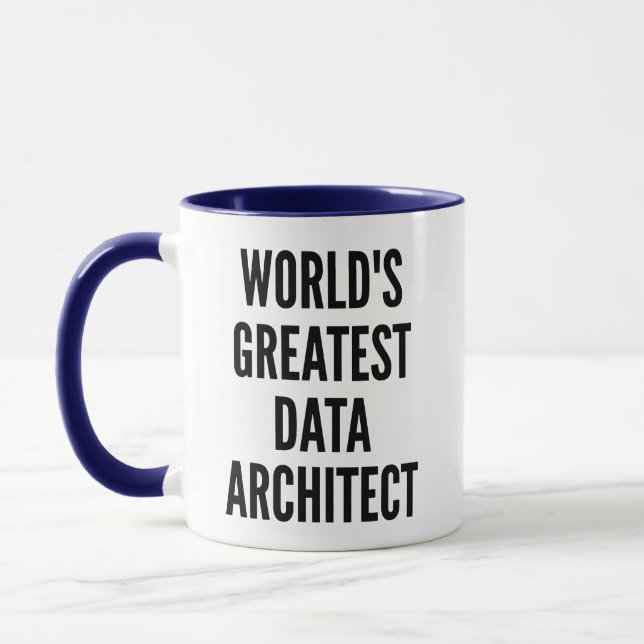 Caneca Maior Data Architect do Mundo (Esquerda)