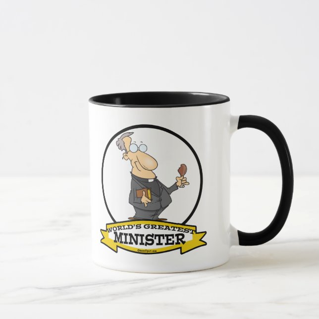 CANECA MAIOR MINISTRO CARTOON DO MUNDO (Direita)