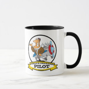 CANECA MAIOR PILOTO DO MUNDO - II CARTOON PARA HOMENS