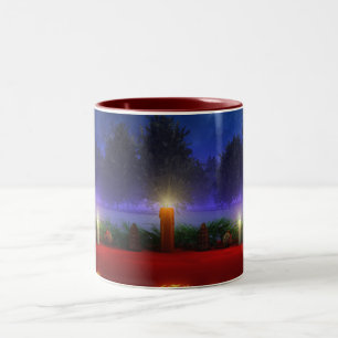 Caneca mais brilhante do Natal das visões