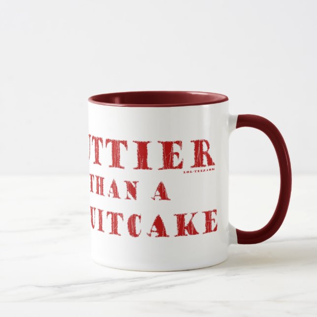 Caneca Mais de noz do que um Fruitcake (Direita)