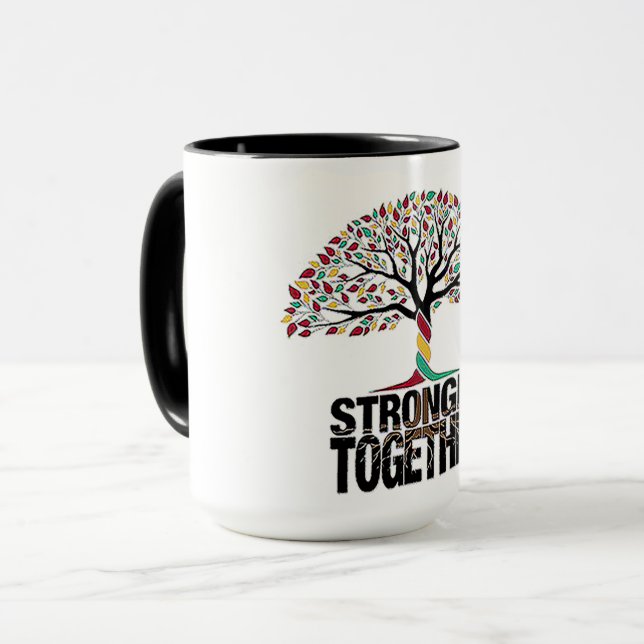 Caneca mais forte juntos (Frente Esquerda)