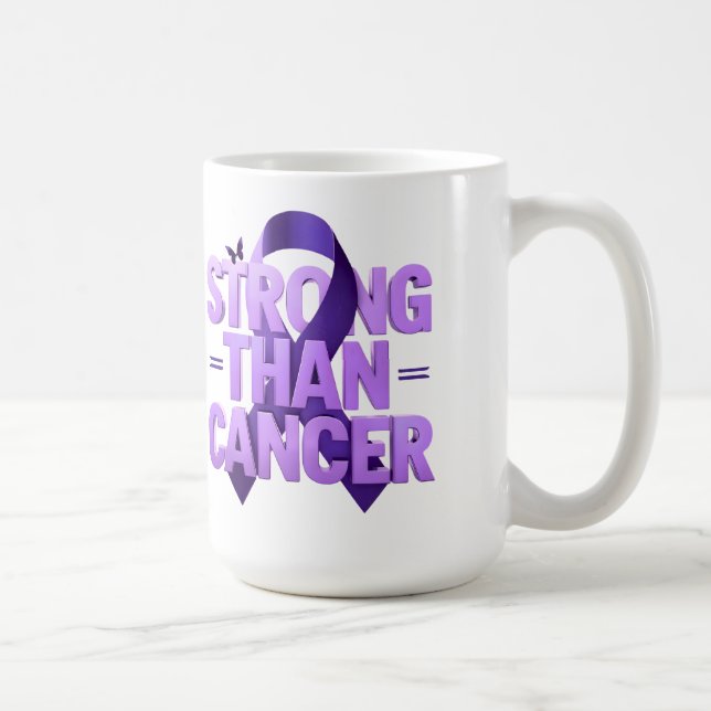Caneca Mais Forte que o Câncer | Café de Conscient (Direita)