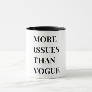 Caneca Mais problemas do que vogue