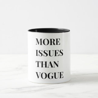 Caneca Mais problemas do que vogue