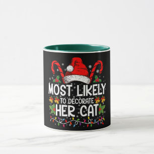 Caneca Mais Propensa a Decorar sua Família de Gatos com R