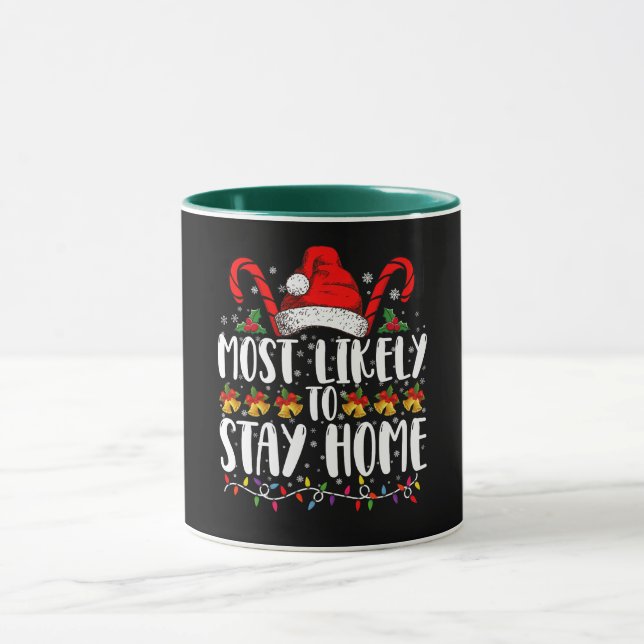 Caneca Mais Propenso a Ficar em Casa Festa de Natal em Fa (Centro)