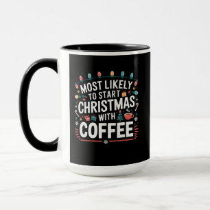 Caneca Mais Propenso a Iniciar o Natal com a Família do C