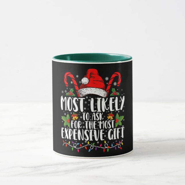 Caneca Mais Propenso a Pedir o Presente Mais Caro (Centro)