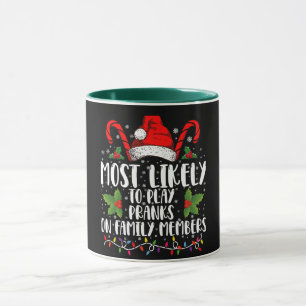 Caneca Mais Propenso a Pregar Peças nos Membros da Famíli