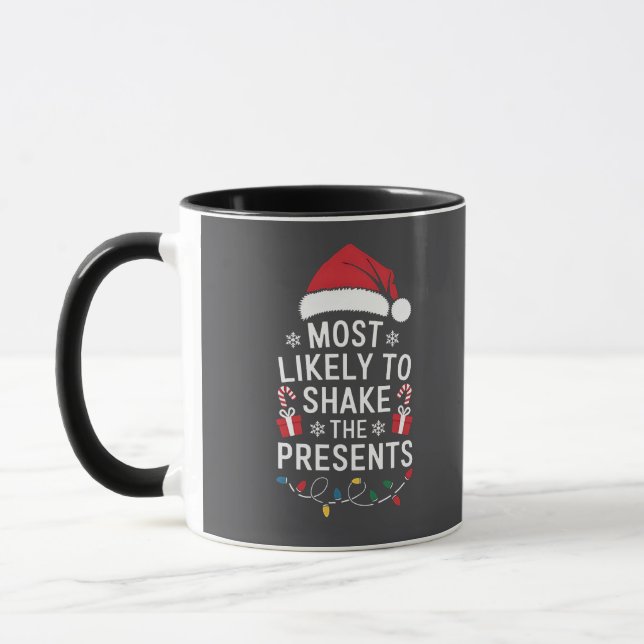 Caneca Mais Provável De Sacudir Os Presentes De Natal   (Esquerda)