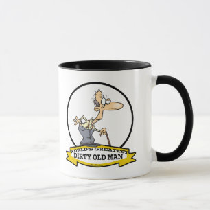 CANECA MAIS VELHO E SUJO CARTOON DO MUNDO