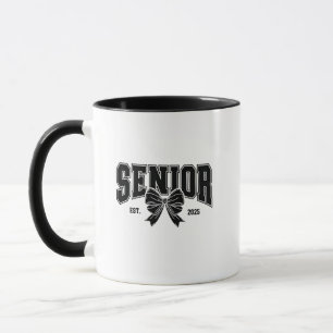 Caneca Mais velho Est 2025 - Vintage Estudante de Graduaç