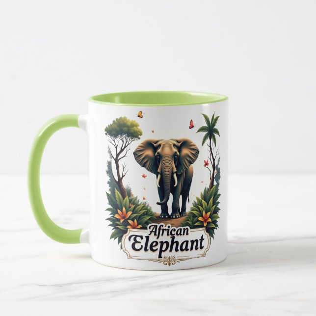 Caneca Majestade da Selva: O Reino Indomado da Natureza (Esquerda)