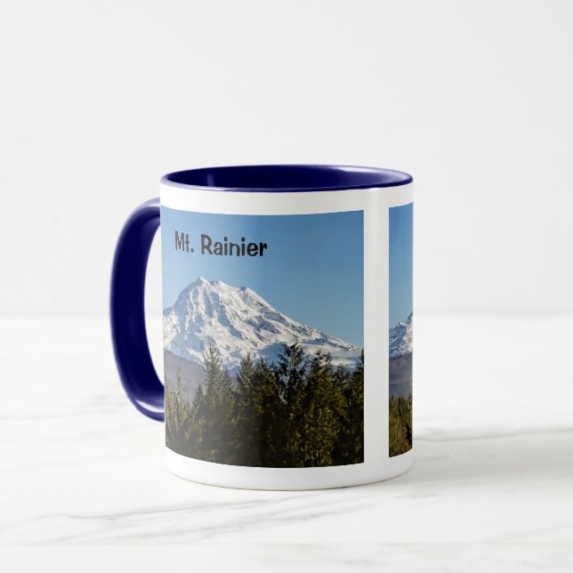 Caneca Majestoso Mt. Rainier de Washington, (Frente Esquerda)