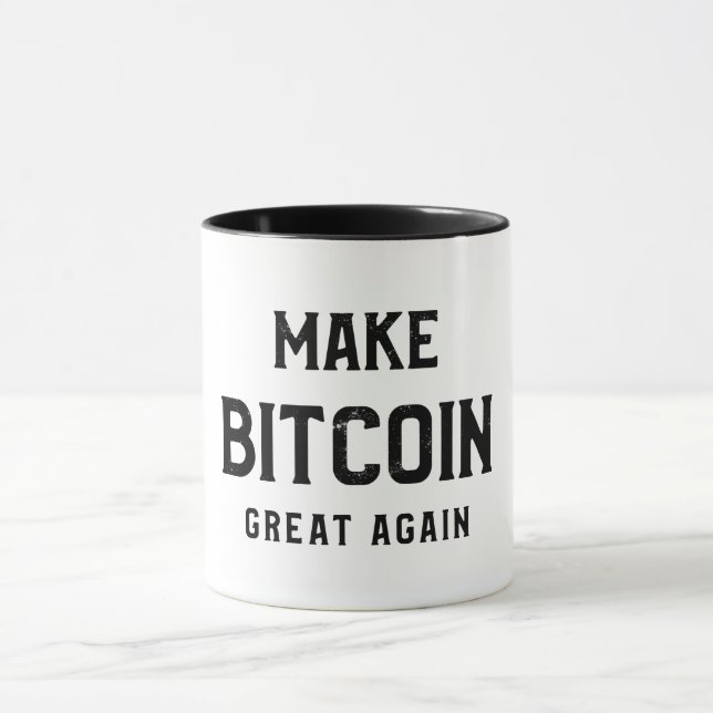 Caneca Make Bitcoin great again mug (Centro)