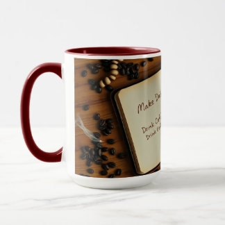 Caneca Make Dua, Drink Coffee, Hustle Islamic Productive