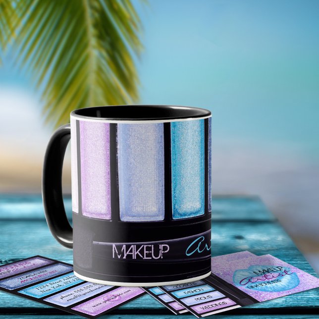 Caneca Makeup Artist Violet Blue Eyeshadow (Criador carregado)