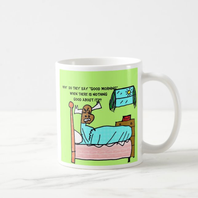 Caneca mal-humorada do "bom dia " dos alces - (Direita)