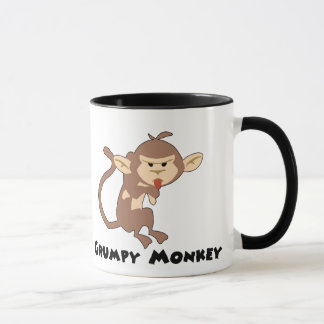 Caneca mal-humorada do macaco
