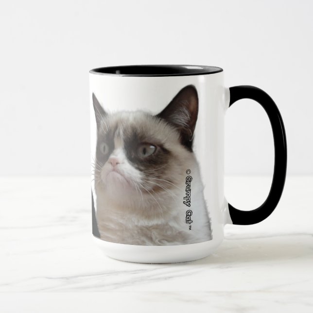 Caneca ™ mal-humorado do gato - o gato e o Pokey (Direita)