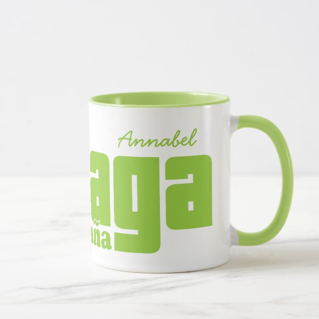 Caneca Málaga España — mugs de nome personalizado (Direita)