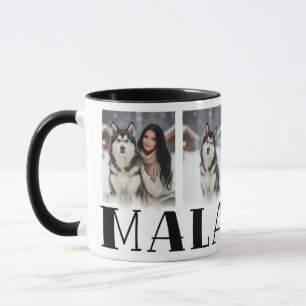 Caneca Malamute do Alasca Foto Personalizada Amantes de C