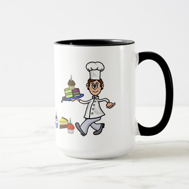 Caneca Maleável Chef Nome Mug (Direita)