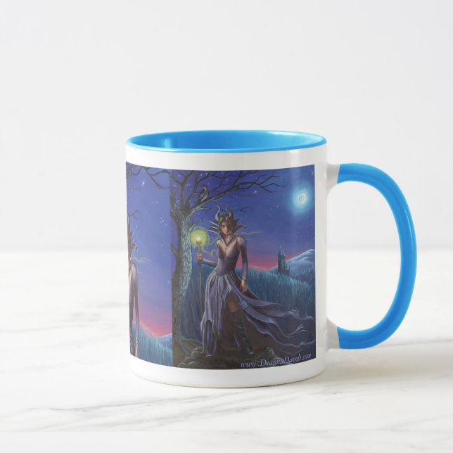 Caneca Maleficent do conto de fadas da caneca da (Direita)