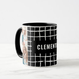 Caneca Malha preta e branca 4 Fotografia moderna e mínima