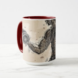 Caneca Malhação Vermelho Cor-de-Rosa Pastel