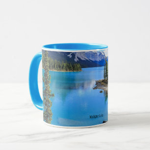 Caneca Maligne Lake, Alberta, Canadá