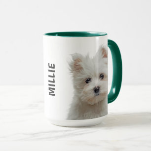 Caneca Maltês Terrier Personalizado Mug