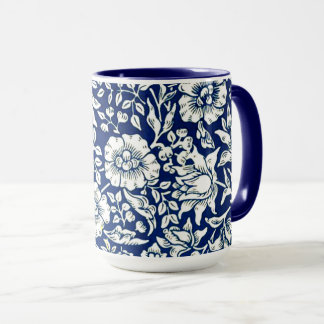 Caneca Malva Azul por William Morris, 