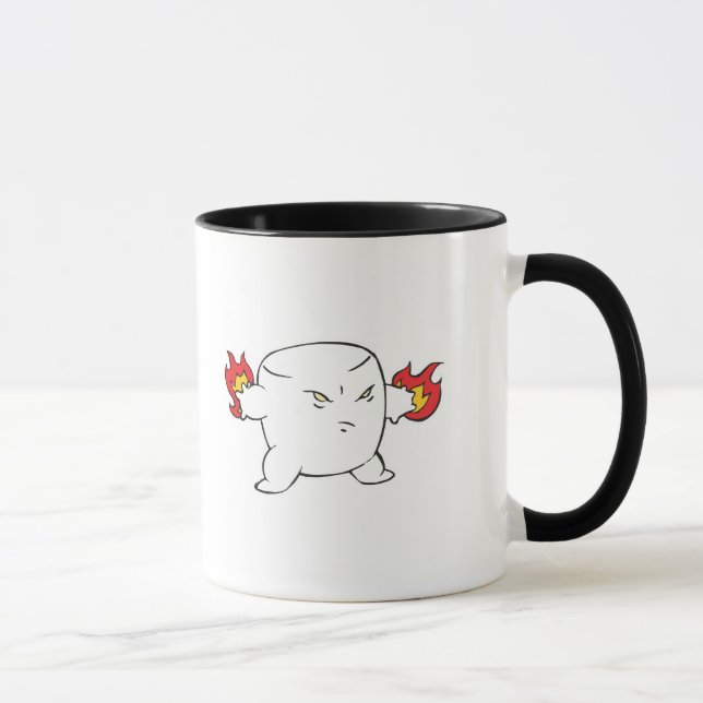 Caneca malvado marshmallow torrado engraçado (Direita)