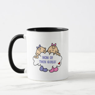 Caneca Mamã do camiseta e de presentes gêmeos das menin