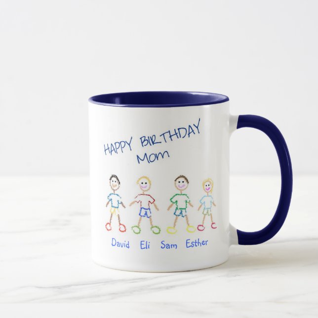 Caneca Mamã do feliz aniversario (Direita)