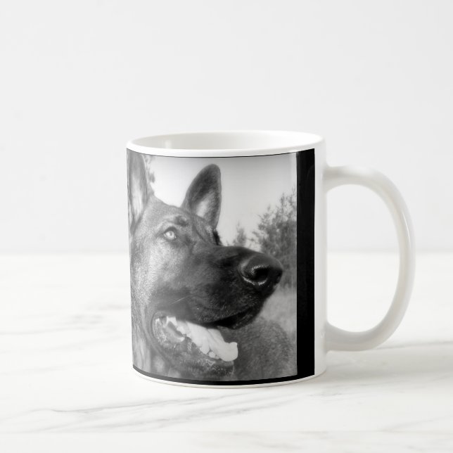 Caneca Mamã do german shepherd do mundo a melhor (Direita)