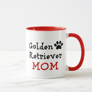 Caneca Mamã do golden retriever de Pawprint
