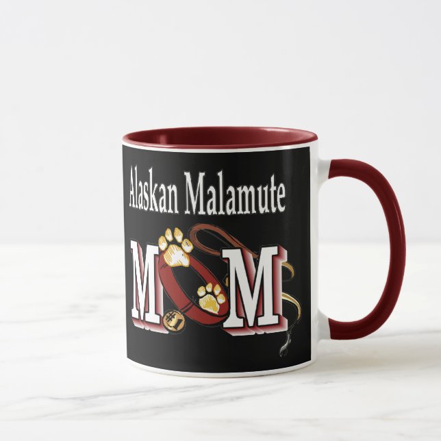 Caneca MAMÃ do Malamute do Alasca (Direita)