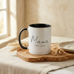 Caneca Mama Est Ano Significado Design de Maternidade