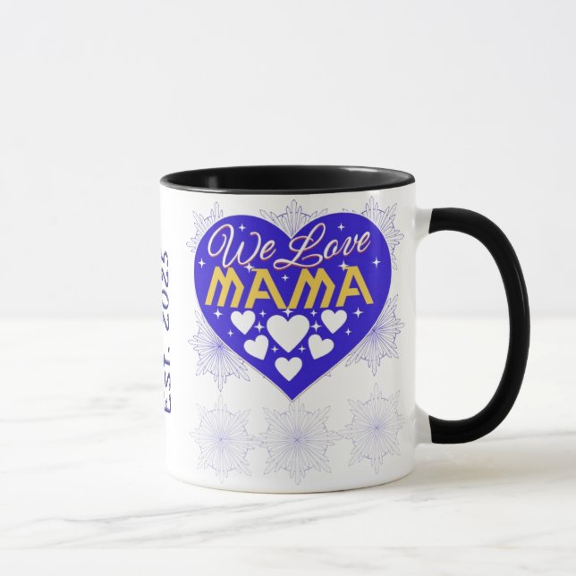 Caneca Mama Mug - Taça Mãezinha Minimalista (Direita)