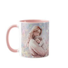 Mamãe e Filha Rosa Mug