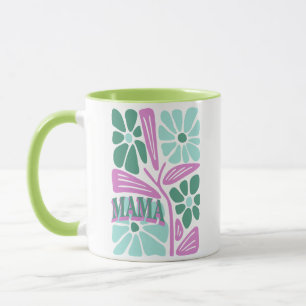 Caneca Mamãe Floral Caprichosa