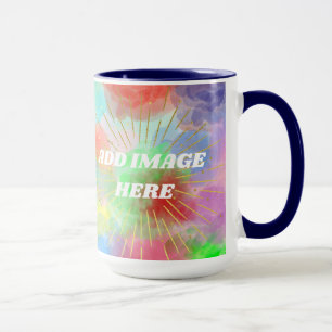 Caneca Mamãe Personalizou Nuvens Coloridas de Neurocolore