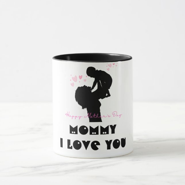 Caneca Mamãe Que Eu Te Amo Mug - Presente Sensível (Centro)