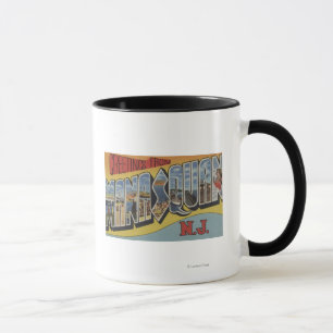 Caneca Manasquan, Nova Jersey - Cenas com Letras Grandes