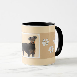 Caneca Manchester Terrier Pintura Original