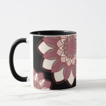 Caneca Mandala Midnight Blush